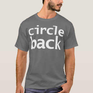 Rücken Kreis T-Shirt