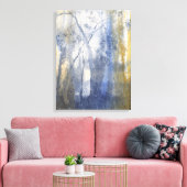 Rücken Land Pass Wasserfarbe Leinwanddruck (Insitu (Wohnzimmer))