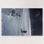 Rücken Land Ski Puzzle (Horizontal)