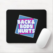 Rücken schmerzt mousepad (Mit Mouse)