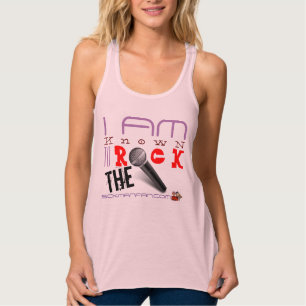 RÜCKEN SIE DEN BILDSCHIRM-RÜCKHALTPINK TANK TOP