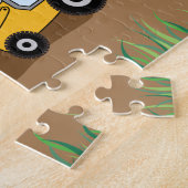 Rücken- und Abstoßwagen Personalisiert Puzzle (Seite)