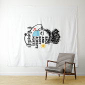 Rücken und Körper schaden dem Krankenleben Wandteppich (Beispiel (Horizontal))