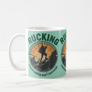 Rücken weil Gehen nicht hart genug war Kaffeetasse