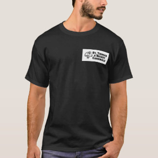 Rückenbrettentwurf - Schwarzes T-Shirt