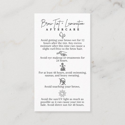 Rückenlehne + Laminierrücksichtskarten Visitenkarte (Vorderseite)