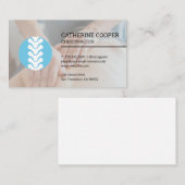 Rückenlogo | Chiropraktikersitzung Visitenkarte (Vorne/Hinten)