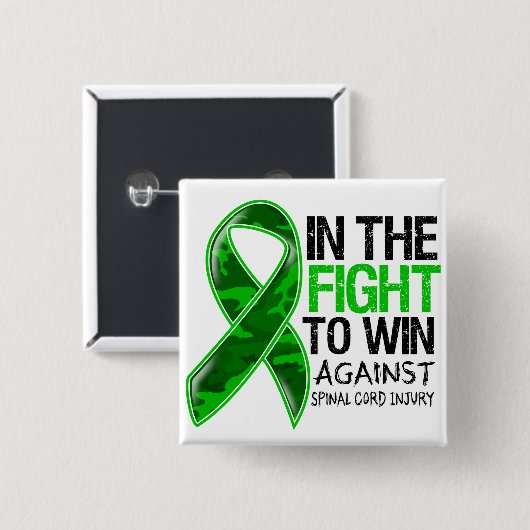 Rückenmarksverletzung - Kampf um den Sieg Button (Vorne & Hinten)