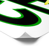 Rückenmarksverletzung mit falschem Kick Poster (Ecke)