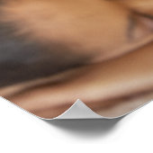 Rückenmassage. Frauen, die eine Rückenmassage von Poster (Ecke)