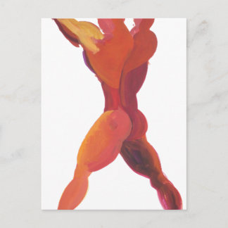 Rückenmuskulatur Postkarte