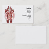 Rückenschmerzen-Visitenkarte Visitenkarte (Vorne/Hinten)