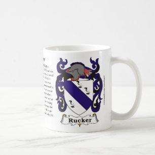 Rucker Familien-Wappen Tasse
