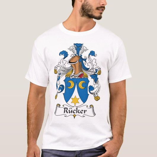 Rucker Familienwappen T-Shirt (Vorderseite)
