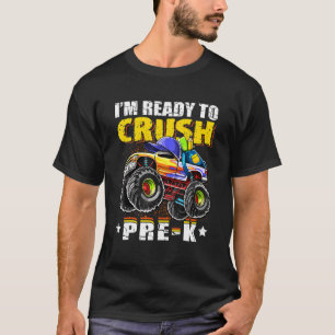 Rückfahrbühne für den Pre-K Monster Truck zurück i T-Shirt