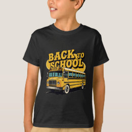 Rückfahrbus zurück zum Shirt Schulkinder