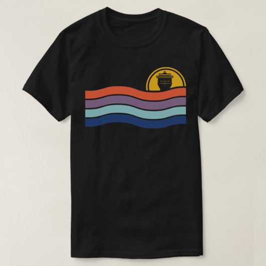 Rückfahrt Fahrgastschiff Kreuzfahrt Crew Urlaub T-Shirt (Design vorne)