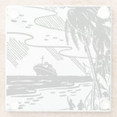 Rückfahrt Glasuntersetzer (Rückseite)