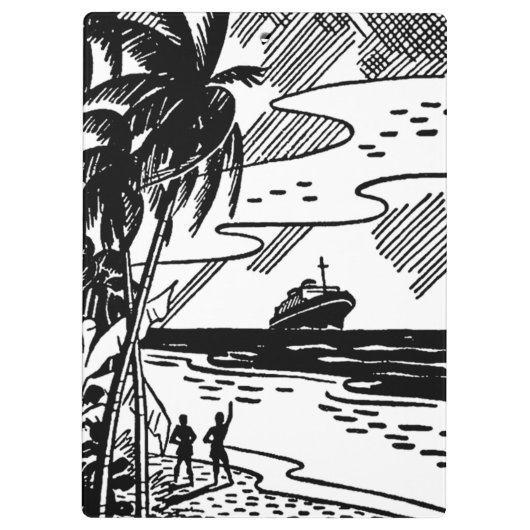 Rückfahrt Klemmbrett (Rückseite)