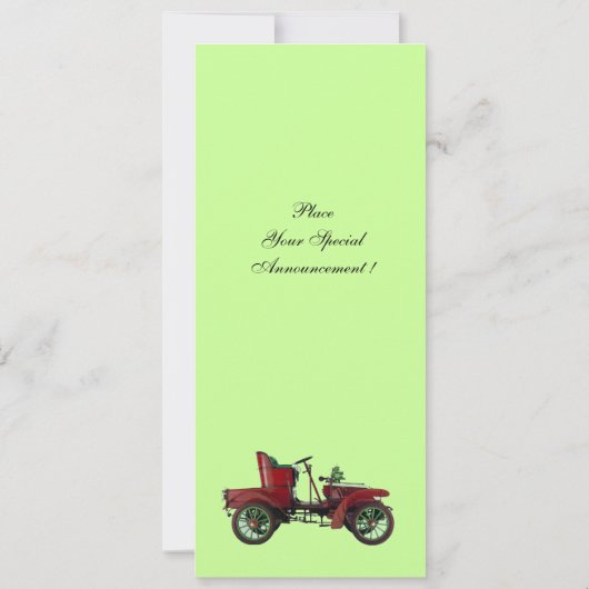 RÜCKFAHRZEUG , AUTO-WIEDERHERSTELLUNG , grün (Rückseite)