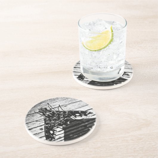 Rückflug Getränkeuntersetzer (Seite)