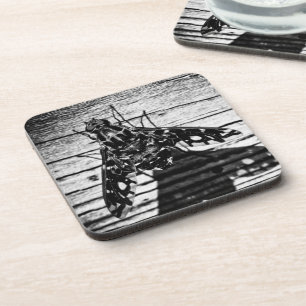 Rückflug Getränkeuntersetzer