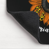 Rückflüstern in die stürmische Leukämie Mousepad (Ecke)
