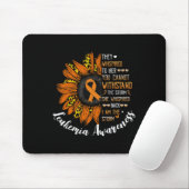 Rückflüstern in die stürmische Leukämie Mousepad (Mit Mouse)