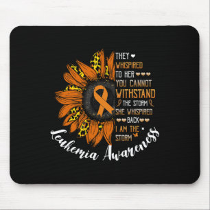 Rückflüstern in die stürmische Leukämie Mousepad