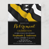 Rückführung der Thin-Gold-Line-Flagge (Vorderseite)