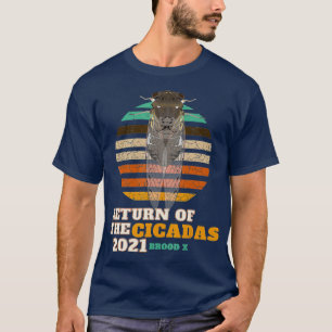 Rückgabe der Cicadas 2021 Schwarm Brood X Periodic T-Shirt