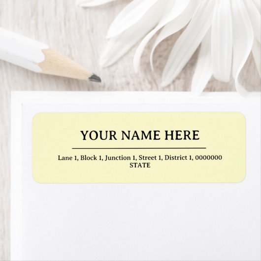 Rückgabe der einfachen Minimalistischen Namensadre (Insitu)