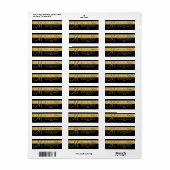 Rückgabe des benutzerdefinierten Schwarz-Gold-Fohl (Vorne)