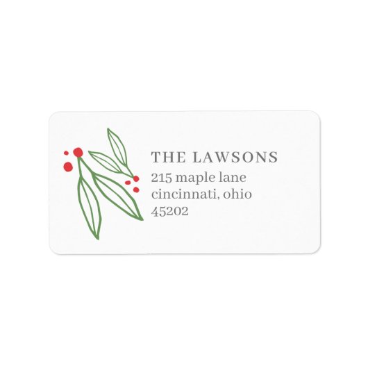 Rückgabe-Etikett für den Urlaub Adressaufkleber (Vorne)