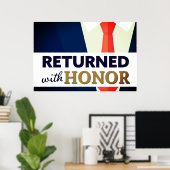 Rückgabe mit Ehrenzeichen als Begrüßungsgeschenk Z Poster (Heimbüro)