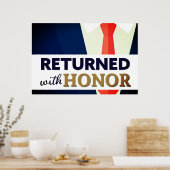 Rückgabe mit Ehrenzeichen als Begrüßungsgeschenk Z Poster (Küche)