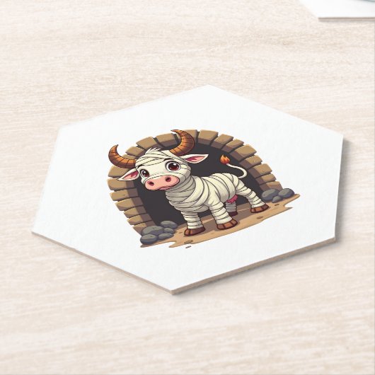 Rückgabe von Moo-Mummy Untersetzer (angewinkelt)