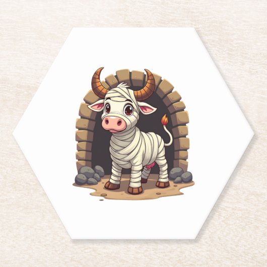 Rückgabe von Moo-Mummy Untersetzer (Vorderseite)