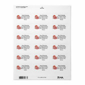 Rückgabeadresse Adressaufkleber (Vorne)