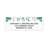 Rückgabeadresse für Aquarellfolien (Vorne)