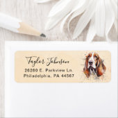 Rückgabeadresse für Basset-Hound (Insitu)