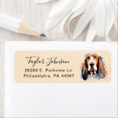 Rückgabeadresse für Basset-Hound (Insitu)