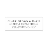 Rückgabeadresse für berufliche Nachnamen Permastempel (Design)