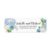 Rückgabeadresse für Blau und Weiß (Vorne)