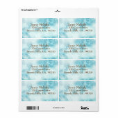 Rückgabeadresse für blaues Marmor (Vorne)