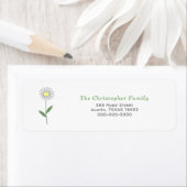 Rückgabeadresse für botanische Daisy-Blume (Insitu)