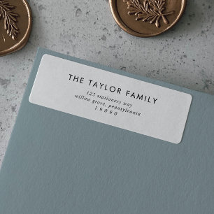 Rückgabeadresse für Chic Holiday Card-Familie