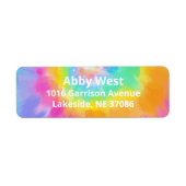 Rückgabeadresse für die Aquarellfarben-Gefärbte Kr (Vorne)