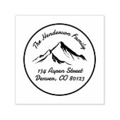 Rückgabeadresse für die Bergkette Permastempel (Design)