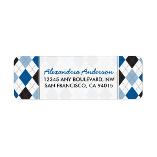 Rückgabeadresse für die Designer-Raute (blau/schwa